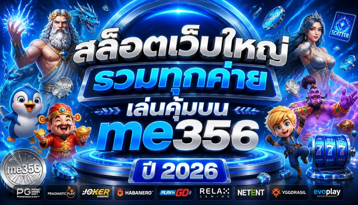 สล็อตเว็บใหญ่รวมทุกค่าย เล่นคุ้มบน me356 ปี 2026